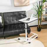 Overbed Table with Wheels - Tangkula