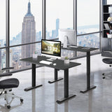 Electric Standing Desk Frame, Height Adjustable Motorized Standing Workstation Base