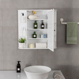 Tangkula Bathroom Medicine Cabinet with Mirror