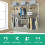 4 to 6 FT Custom Closet System - Tangkula