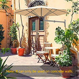 Tangkula 8 FT Wall Mounted Patio Umbrella