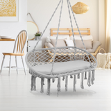 Tangkula 2-Person Hammock Chair, Hanging Hammock Macrame Swing