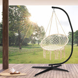 Hammock Stand, Steel C Stand for Hanging Chair, 360-Degree Rotation Egg Chair Stand