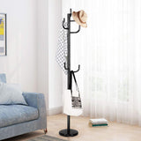 Tangkula Metal Coat Rack Hat Stand