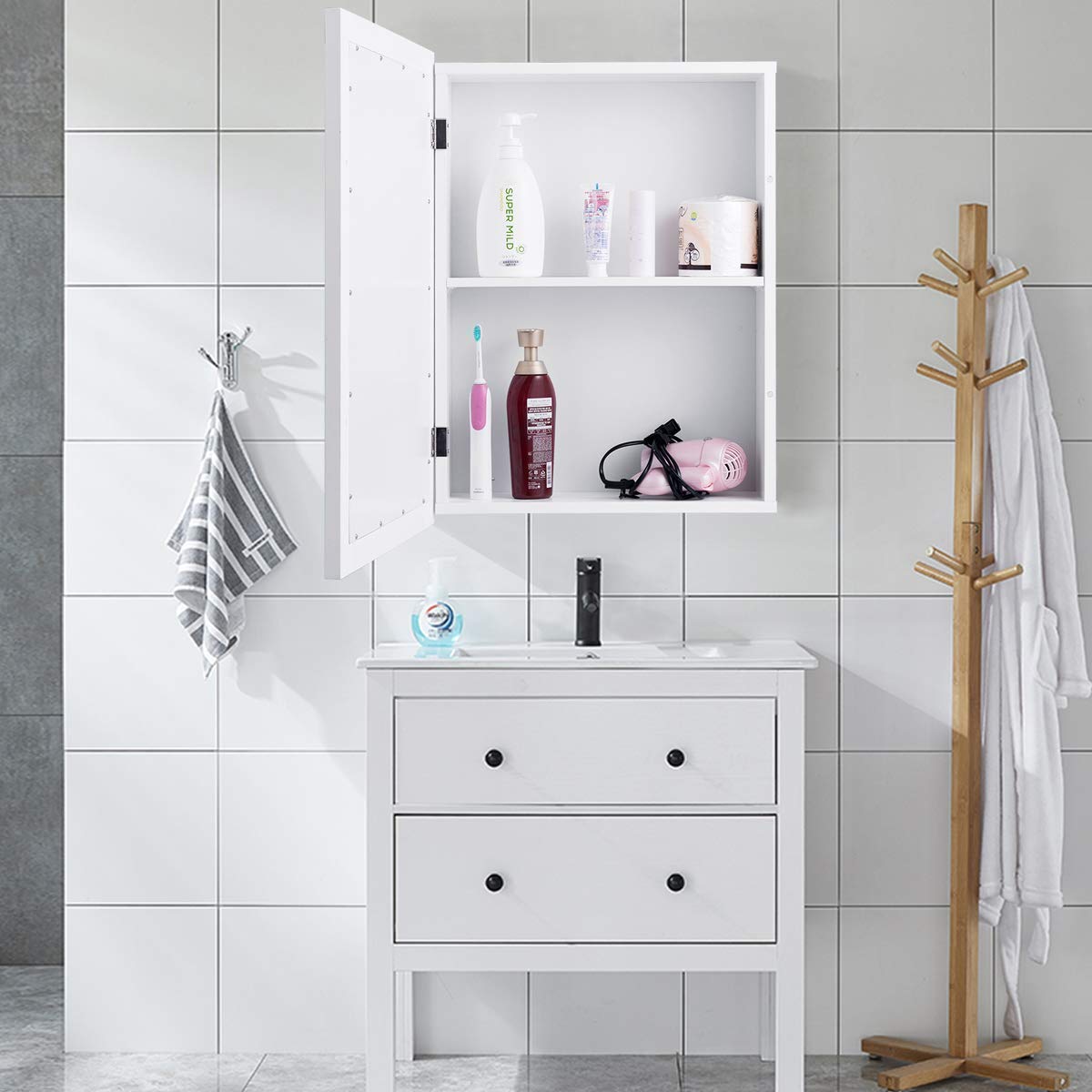 Mirrored Bathroom Cabinet