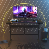 Tangkula Pneumatic Height Adjustable Gaming Desk