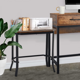 Tangkula Narrow Sofa Side Table, Slim Accent End Table