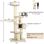 Tangkula Modern Cat Tree