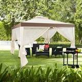 Tangkula 10'x 10' Canopy Gazebo Tent Shelter Art Steel Frame