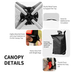 6.6 x 6.6 FT Outdoor Pop-up Canopy Tent - Tangkula