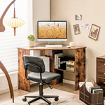 90 Degrees Triangle Corner Computer Desk  - Tangkula