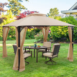 10x12 Ft Gazebo Replacement Canopy Top - Tangkula