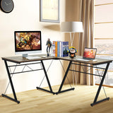 L-Shaped Desk Corner Computer Desk