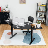 72 x 36 inch Solid 3-Piece Table Top, L-Shaped Desktop for Height Adjustable Frame