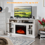 Tangkula Fireplace TV Stand for TVs Up to 65 Inch