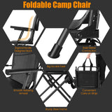 Tangkula 360-degree Swivel Hunting Chair, Multi-Position Folding Stealth Spin Chair