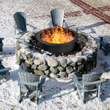 Tangkula Fire Pit Ring, 36-Inch Outer