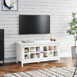 Tangkula TV Stand Cabinet, Modern Wood Large Wide Entertainment Center for TV up to 50"