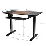 Tangkula Standing Desk with Keyboard Tray