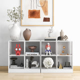 Tangkula 4-Cube Bookcase, Freestanding Open Bookshelf for Living Room Kids Room