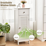 Tangkula Bathroom Floor Storage Cabinet