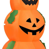 Tangkula 5.2 Ft Halloween Inflatable 3-Pumpkin Stack