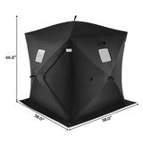 Ice Fishing Shelter, Pop-up Portable Ice Shanty Tent for 2-3 Person