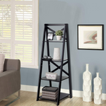 4-Tier Ladder Shelf Bookcase - Tangkula