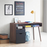 Tangkula Computer Desk with Drawers, Multipurpose Home Office Desk Writing Desk