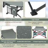 Tangkula Foldable Camping Cot, Portable Sleeping Cot with Carrying Bag