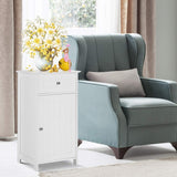 Tangkula Bathroom Floor Storage Cabinet
