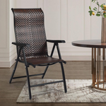 Tangkula Patio Rattan Folding Chair