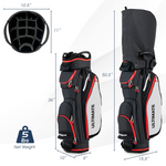 9.5" Golf Cart Bag - Tangkula