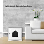 Cat Litter Box Furniture Hidden - Tangkula