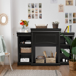 70 Inches Freestanding Mantel Stand - Tangkula