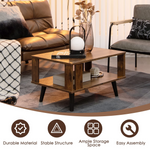 Small Coffee Table for Small Space - Tangkula