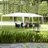 Tangkula 10'x30' Outdoor Canopy Tent Heavy Duty Party Wedding Event Tent Sturdy Steel Frame with 5 Removable Sidewalls Waterproof