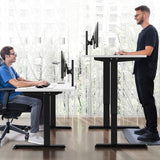 Tangkula Dual Motor Standing Desk Frame, Electric Sit Stand Up Desk Base