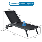 Outdoor Aluminum Chaise Lounge