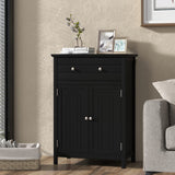 Tangkula Bathroom Storage Cabinet, Free Standing Bathroom Cabinet with Large Drawer