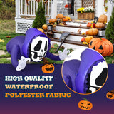 4 Ft Halloween Inflatable Ghost with Build-in LED Lights & Blower