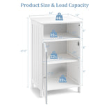 Tangkula Bathroom Floor Storage Cabinet