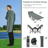 Tangkula Foldable Camping Cot, Portable Sleeping Cot with Carrying Bag