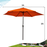 Tangkula 9FT Patio Umbrella