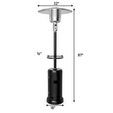 Tangkula 50,000 BTU Outdoor Patio Heater, Porch Propane Heater