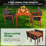 4 Pieces Patio Dining Set - Tangkula