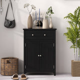 Tangkula Bathroom Storage Cabinet, Free Standing Bathroom Cabinet with Large Drawer