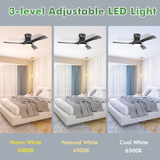 Tangkula 52 Inches Ceiling Fan with LED Light and Remote Control