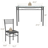 Tangkula Dining Table Set