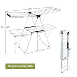 2-Level Clothes Drying Rack - Tangkula